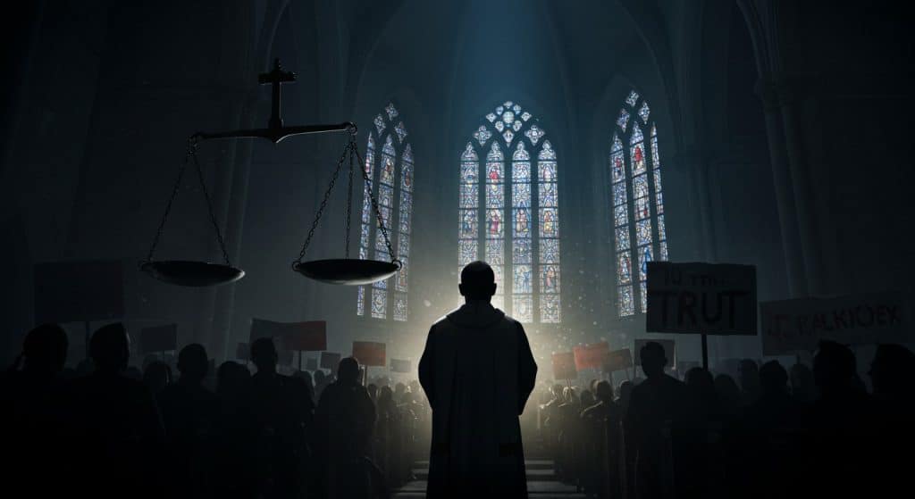 Église et Justice : Polémique sur la Promotion d’un Prêtre Condamné
