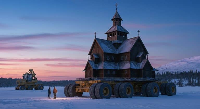 Église Suédoise Déplacée : Exploit Historique à Kiruna