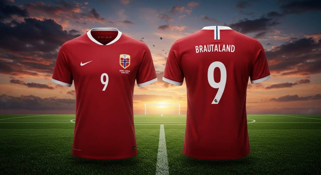 Erling Haaland Honore Sa Mère Sur Son Maillot Norvégien