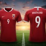 Erling Haaland Honore Sa Mère Sur Son Maillot Norvégien