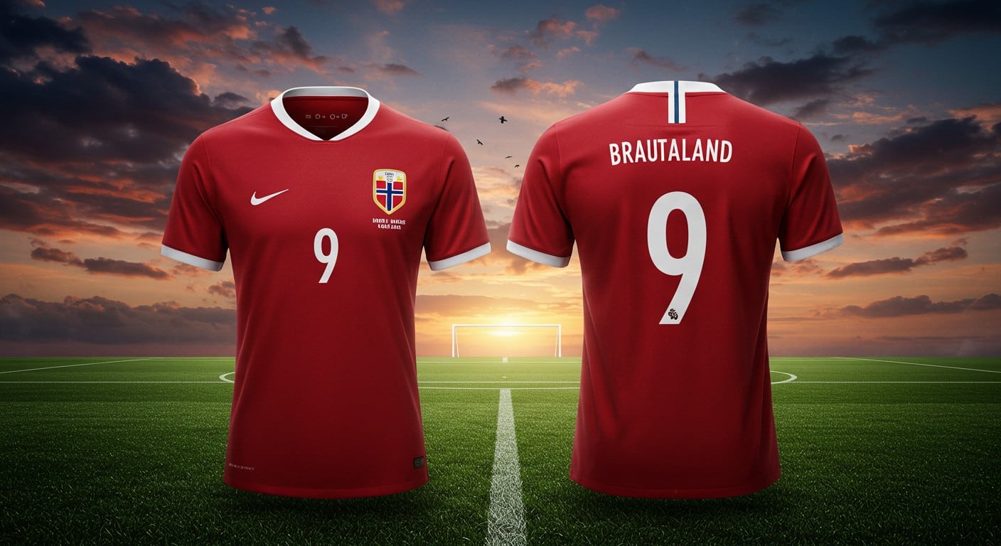 Erling Haaland ajoute le nom de sa mère, Gry Marita Braut, sur son maillot en sélection norvégienne. Découvrez ce geste émouvant et son impact dans le foot !