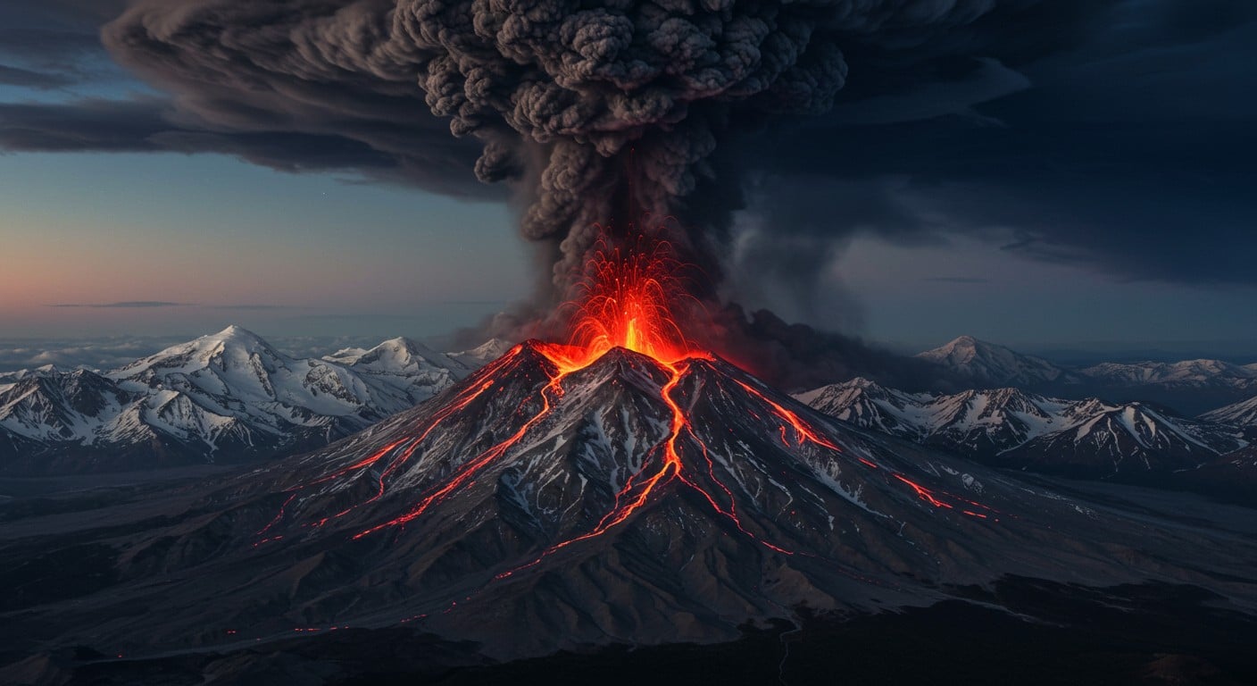 Un volcan endormi depuis 450 ans se réveille au Kamtchatka, projetant des cendres à 6 000 m. Découvrez les causes et impacts de cette éruption spectaculaire.