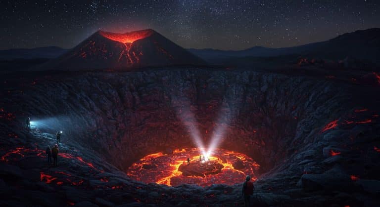 Explorer Les Entrailles D’un Volcan Auvergnat