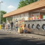 Faire Courses et Lessive : Le Boom des Laveries Modernes
