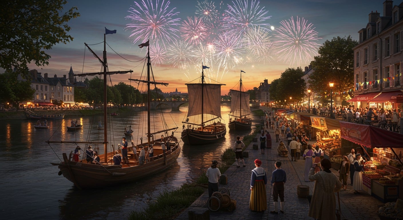 Découvrez le Festival de Loire 2025 à Orléans : 200 bateaux, spectacles et traditions fluviales du 24 au 28 septembre. Plongez dans l’ambiance unique du fleuve !