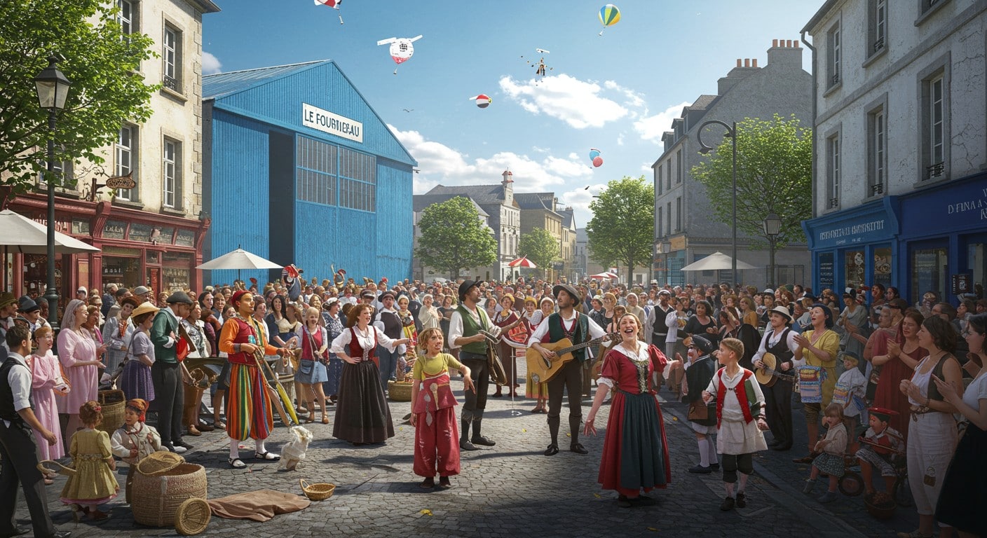 Découvrez le festival Les Rias 2025 à Quimperlé, un événement gratuit d’arts de la rue, avant le grand déménagement du Fourneau à Brest. Spectacles, artistes et plus !