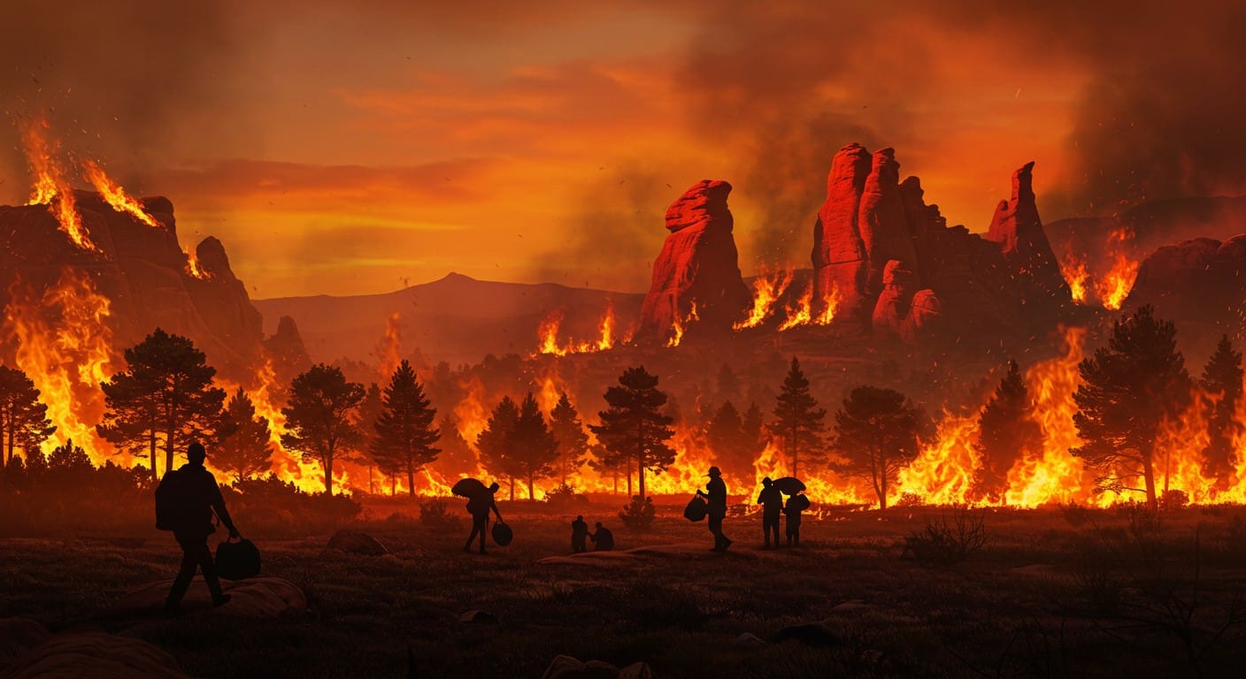 Feux de forêt en Espagne : 1 400 évacués, sites Unesco menacés. Découvrez l’impact de la canicule et des incendies criminels dans le nord-ouest.