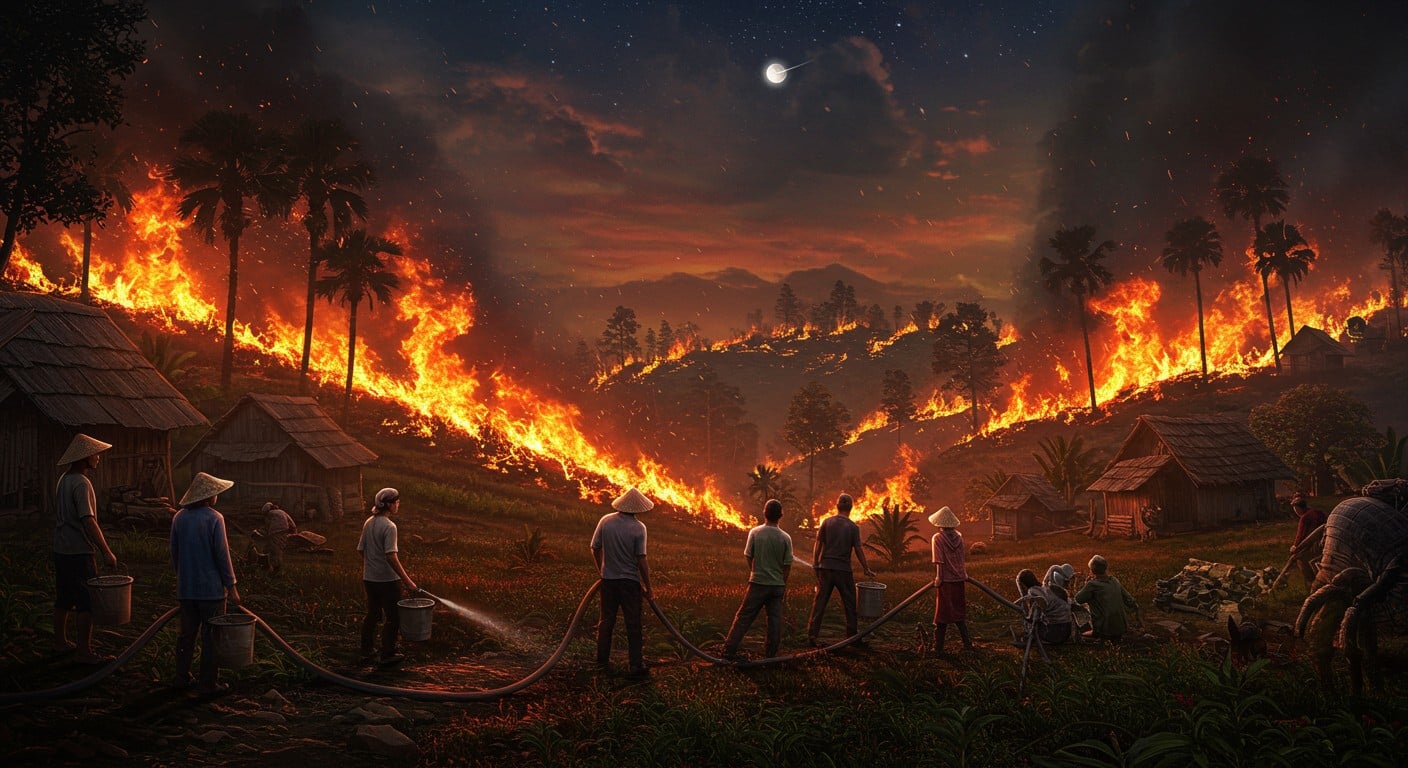 Feux de forêt ravagent Portugal et Espagne. Habitants luttent seuls face aux flammes. Découvrez leur combat et les défis climatiques. Cliquez pour lire !