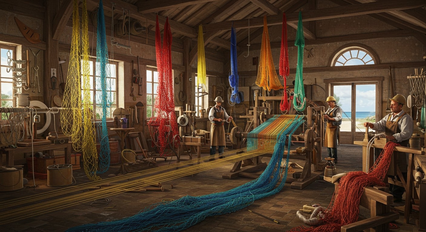 Découvrez une entreprise familiale de l’île de Ré qui excelle dans les filets sur mesure pour la France entière, de la pêche au BTP. Plongez dans leur savoir-faire unique !