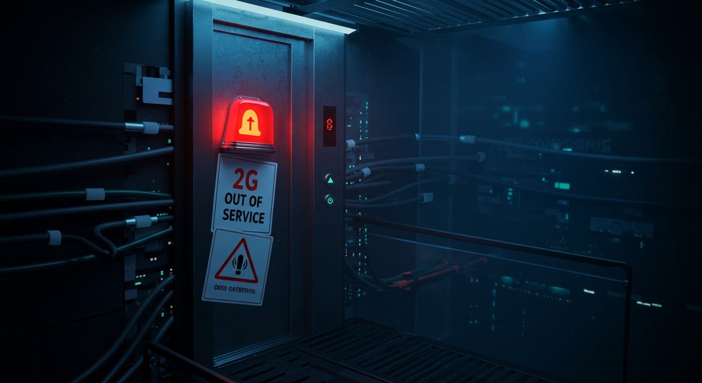La fin de la 2G en 2026 menace les téléalarmes des ascenseurs. Découvrez pourquoi des travaux urgents sont nécessaires pour éviter des pannes critiques.