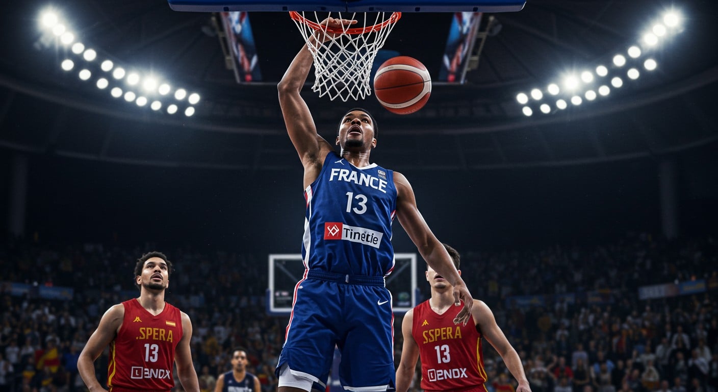 Les Bleus du basket triomphent face à l’Espagne (75-67) en match de préparation pour l’Euro 2025. Découvrez les clés de cette victoire historique !