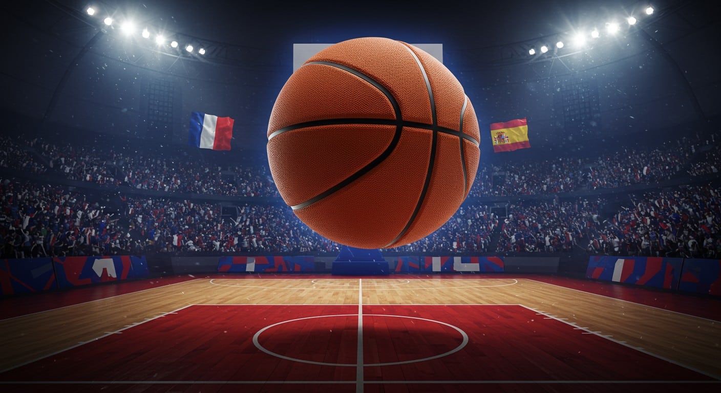 Les Bleus du basket se préparent pour l’Eurobasket avec deux matchs contre l’Espagne. Suivez les derniers réglages et enjeux pour l’équipe de France !