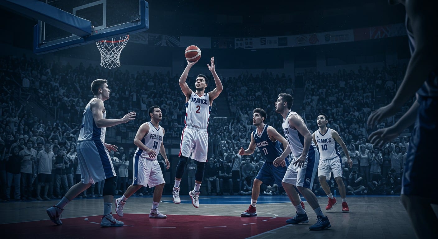 France bat Slovénie (103-95) à l’EuroBasket 2025, mais un panier controversé de Francisco crée la confusion. Découvrez pourquoi ce match a fait polémique !