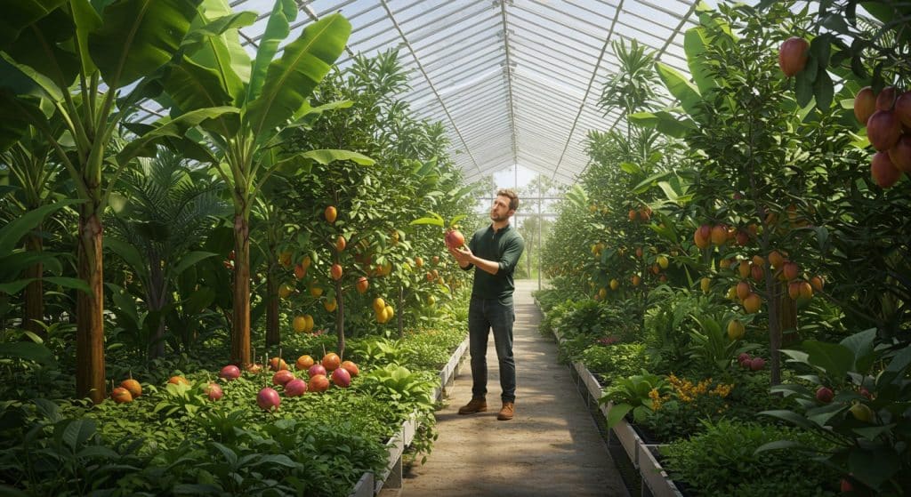 Fruits Exotiques : Un Jardin Tropical Prospère Près de Toulouse