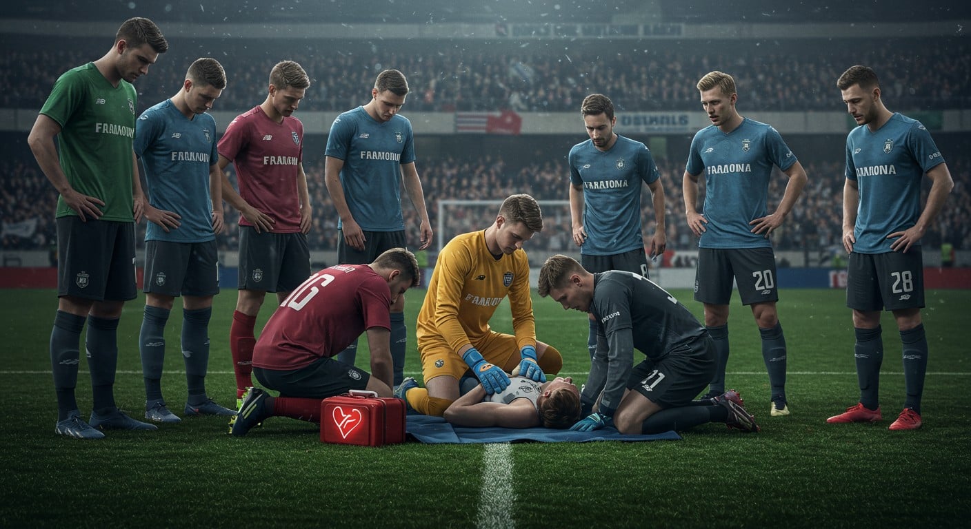 Un gardien de but sauve un adversaire d’un arrêt cardiaque lors d’un match. Découvrez ce geste héroïque et son impact.