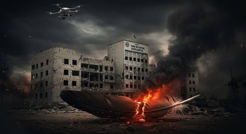 Gaza : Frappes Israéliennes Meurtrières sur un Hôpital
