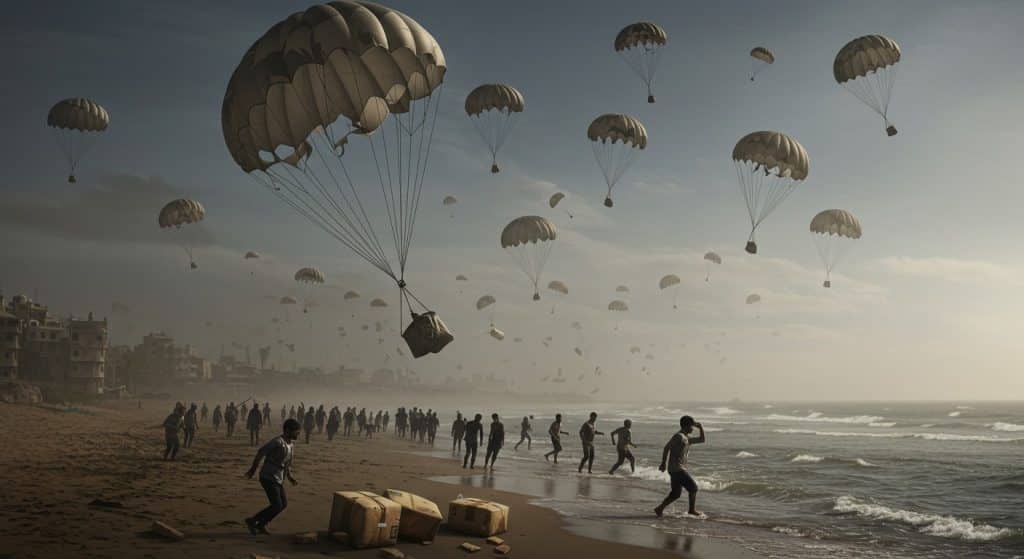 Gaza : Le Drame des Largages d’Aide Humanitaire