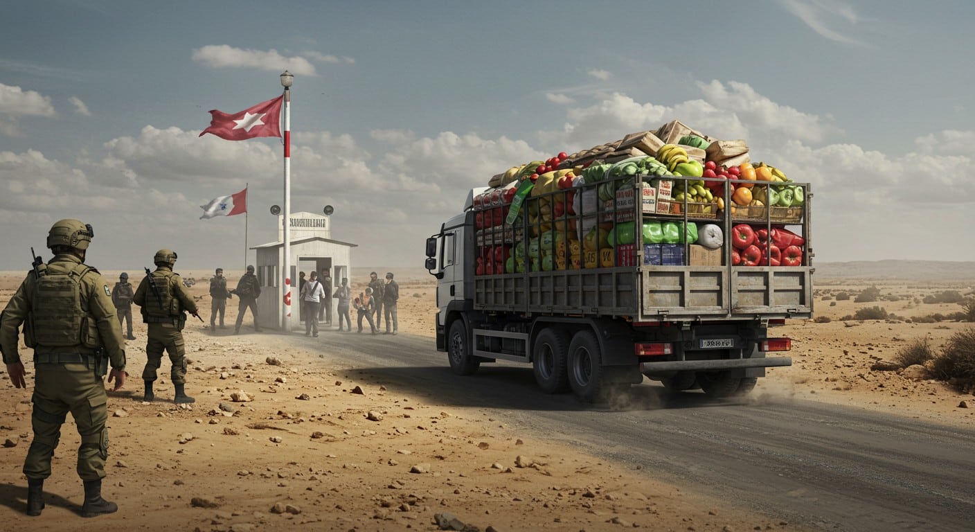 Israël autorise l’entrée partielle de marchandises à Gaza. Quels impacts sur la crise humanitaire ? Découvrez les détails d’une décision controversée.