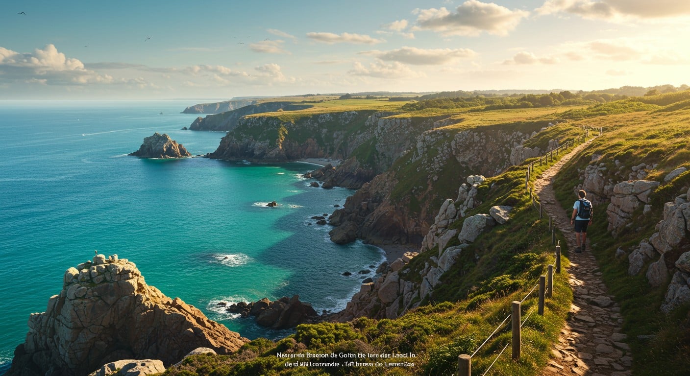 Découvrez le GR 34, le Sentier des Douaniers, avec son nouveau tronçon à Logonna-Daoulas. Explorez la Bretagne à pied !