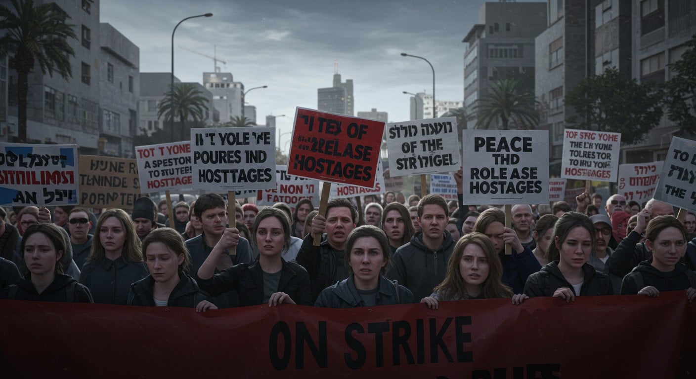 En Israël, les familles d’otages appellent à une grève générale pour exiger la fin de la guerre à Gaza. Découvrez les enjeux et tensions de ce mouvement.