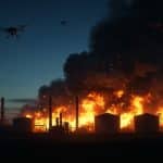 Guerre en Ukraine : Drones et Incendies Frappent la Russie