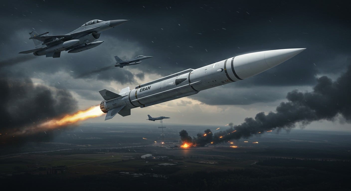 Découvrez le missile ERAM, nouvelle arme stratégique envoyée à l’Ukraine par Trump. Portée, coût, impact : plongez dans les détails de ce soutien militaire.