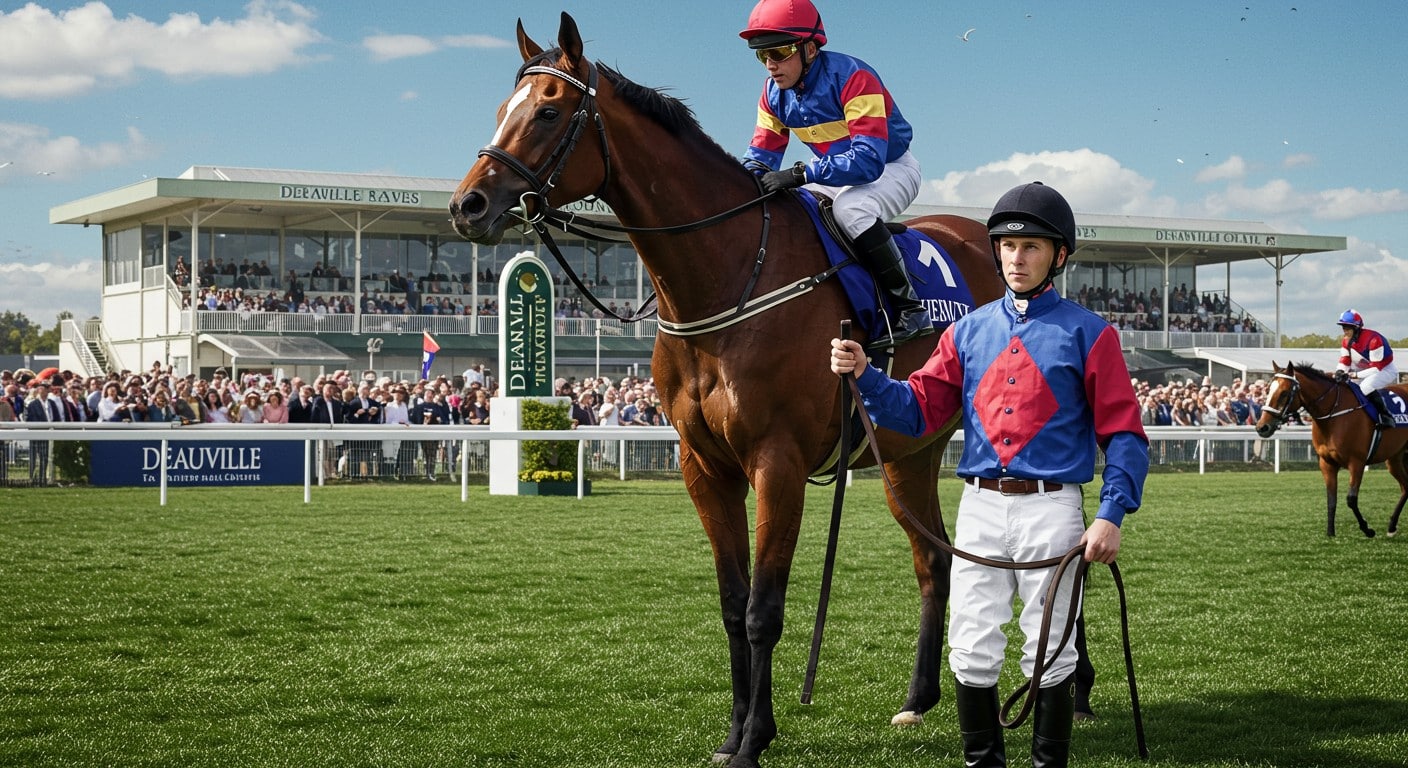 Découvrez le parcours de Guillaume Fourrier, ex-jockey devenu entraîneur, et les ambitions de sa pouliche Send Wood pour le Quinté du 19 août à Deauville.
