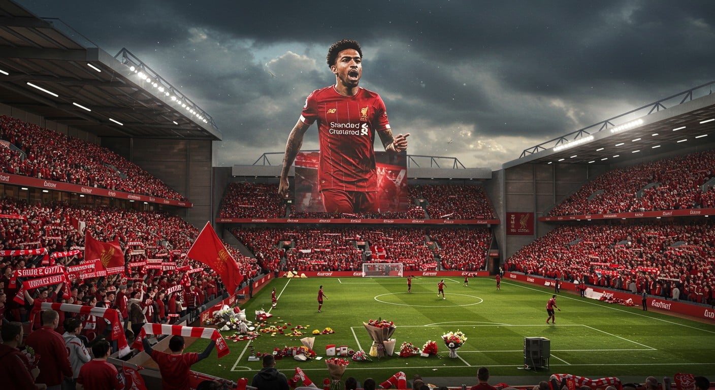 Liverpool rend hommage à Diogo Jota lors du Community Shield. Une cérémonie touchante à Wembley. Découvrez les détails émouvants de ce moment unique.