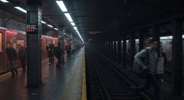 Homme Poussé sur les Rails du Métro à New York : Enquête en Cours
