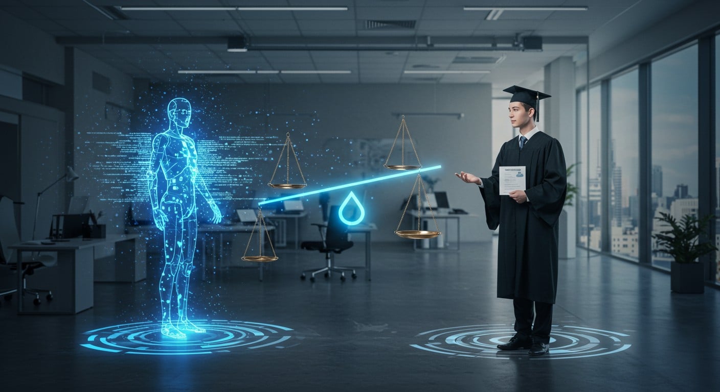 L'IA remplace-t-elle les jeunes diplômés ? 52 % des employeurs préfèrent former une IA. Découvrez l'impact sur l'emploi et les compétences à développer !