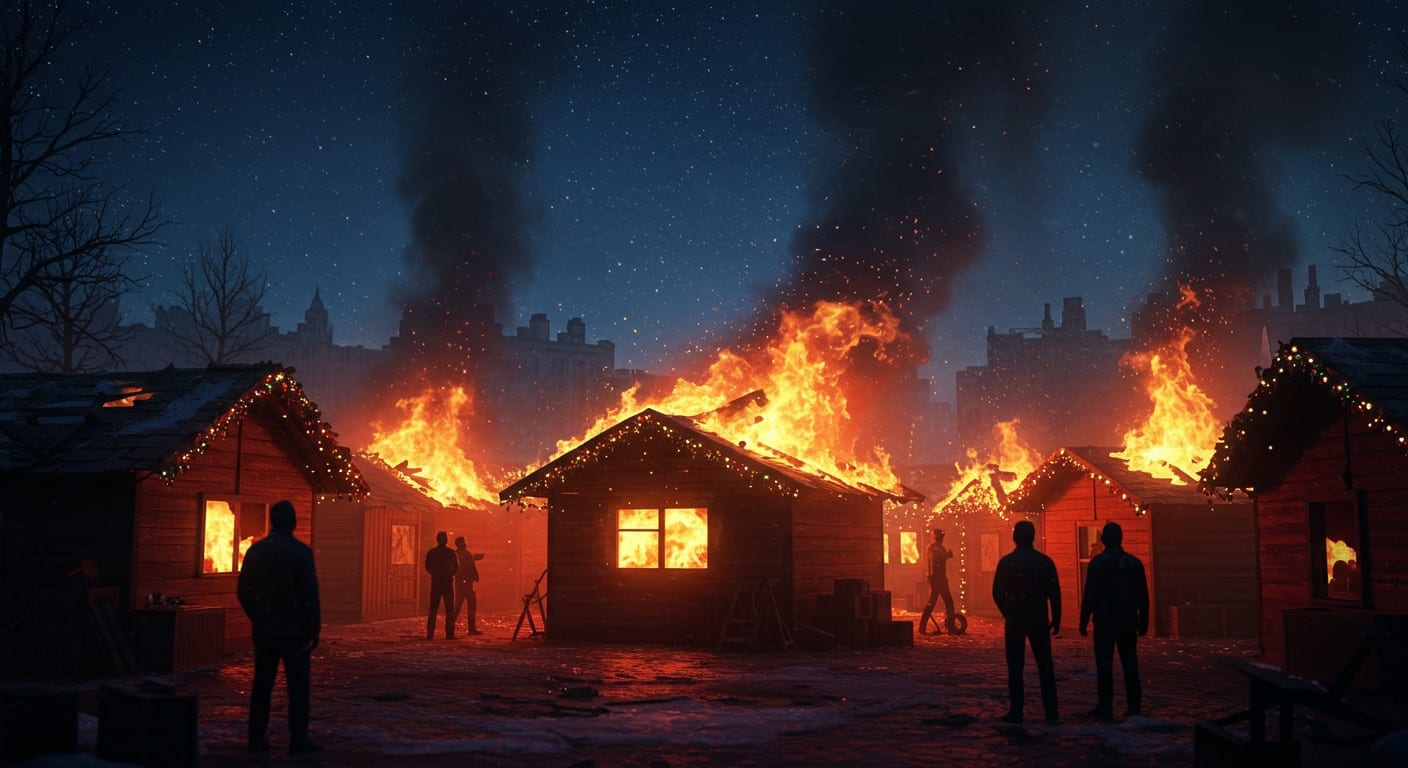 Incendie criminel au marché de Noël du Barcarès : deux frères jugés pour avoir ciblé une brasserie rivale. Découvrez les détails de cette affaire choquante.