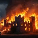 Incendie au Château de la Cosse : Drame à Veyrac