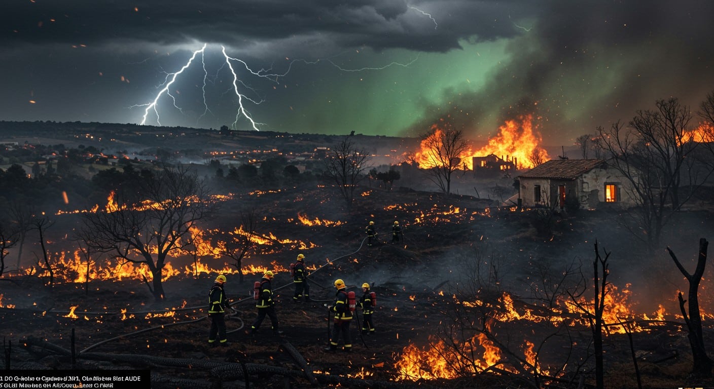 Gros incendie dans l’Aude : les pompiers proches de l’extinction après 16 000 ha ravagés. Quelles causes ? Quels impacts ? Découvrez les dernières avancées.