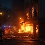 Incendie Criminel à Poissy : Une Voiture-Bélier Sème la Panique