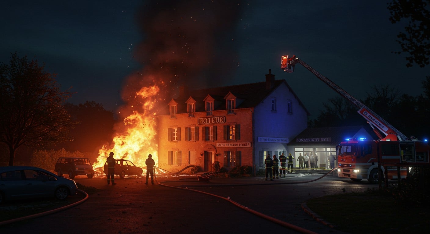 Un hôtel en Aveyron évacué après un possible incendie criminel. Plus de 70 personnes prises en charge. Que s’est-il passé ? Découvrez les détails.