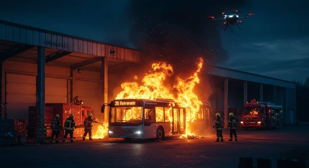 Incendie de Bus Électrique : Enquête à Malakoff