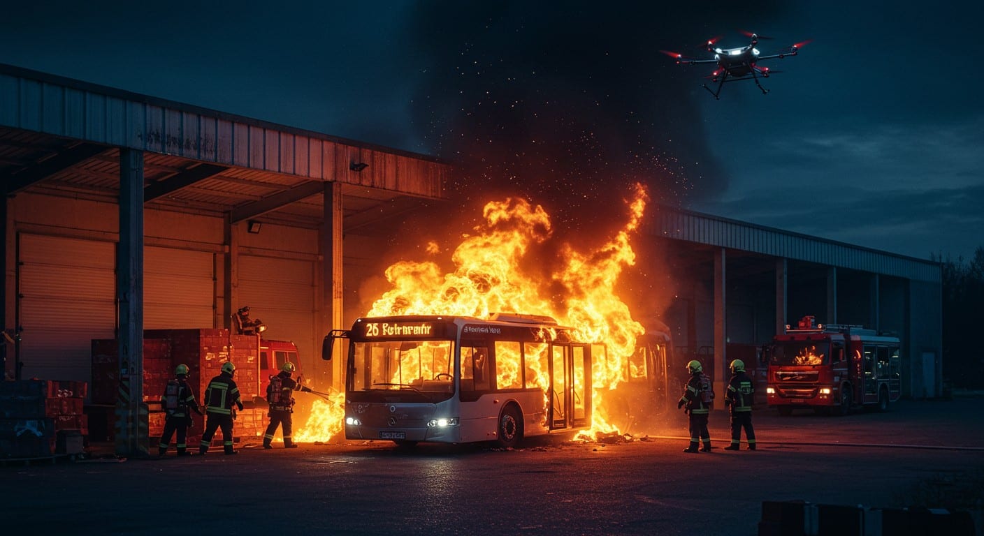 Un bus électrique prend feu à Malakoff. Quelles causes ? Quelles conséquences ? Découvrez les détails de cet incident et ses implications.