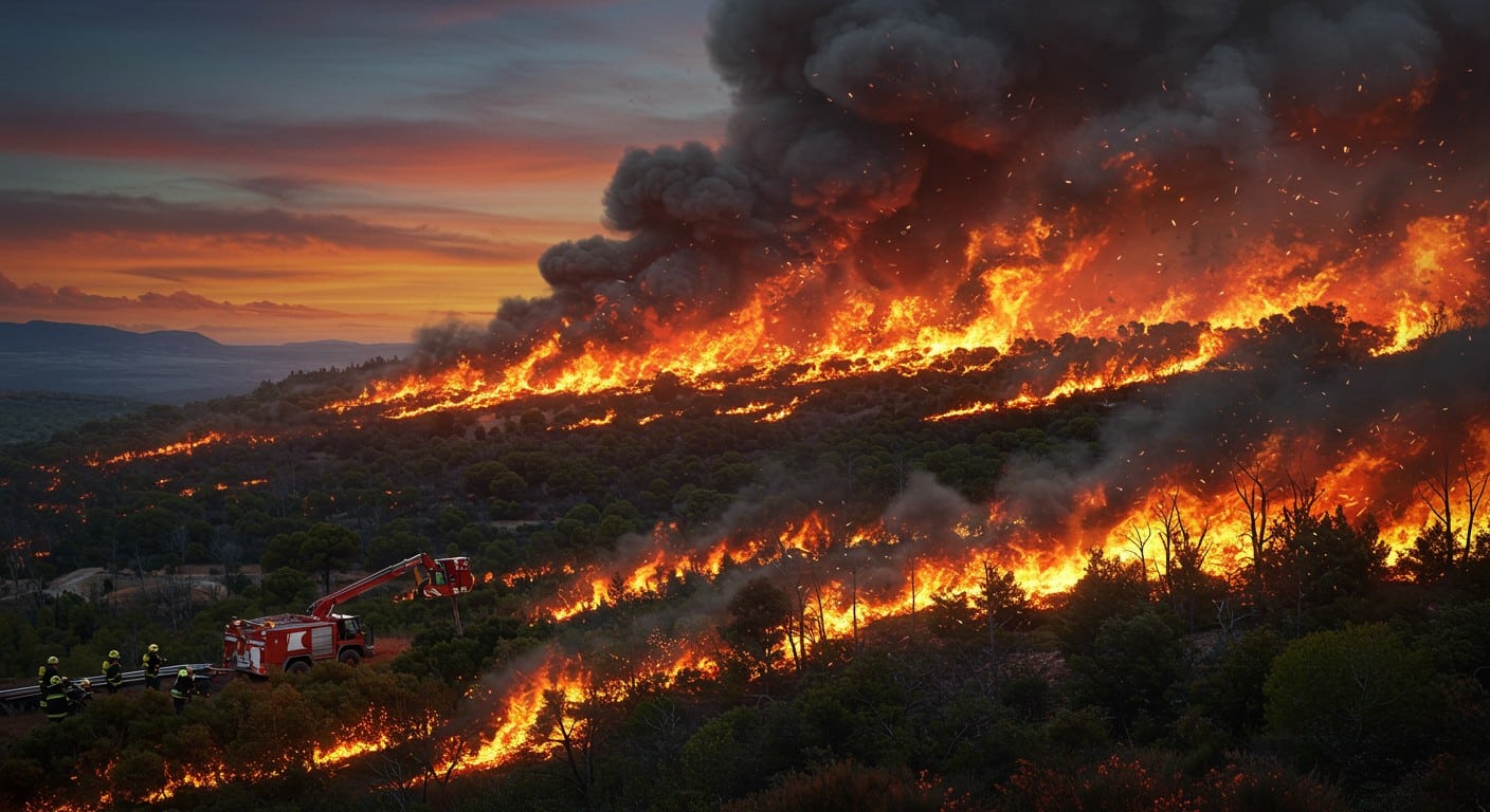 Les incendies au Portugal ravagent 64 000 hectares en août 2025, un record. Découvrez les causes, impacts et mesures d’urgence dans cet article captivant.