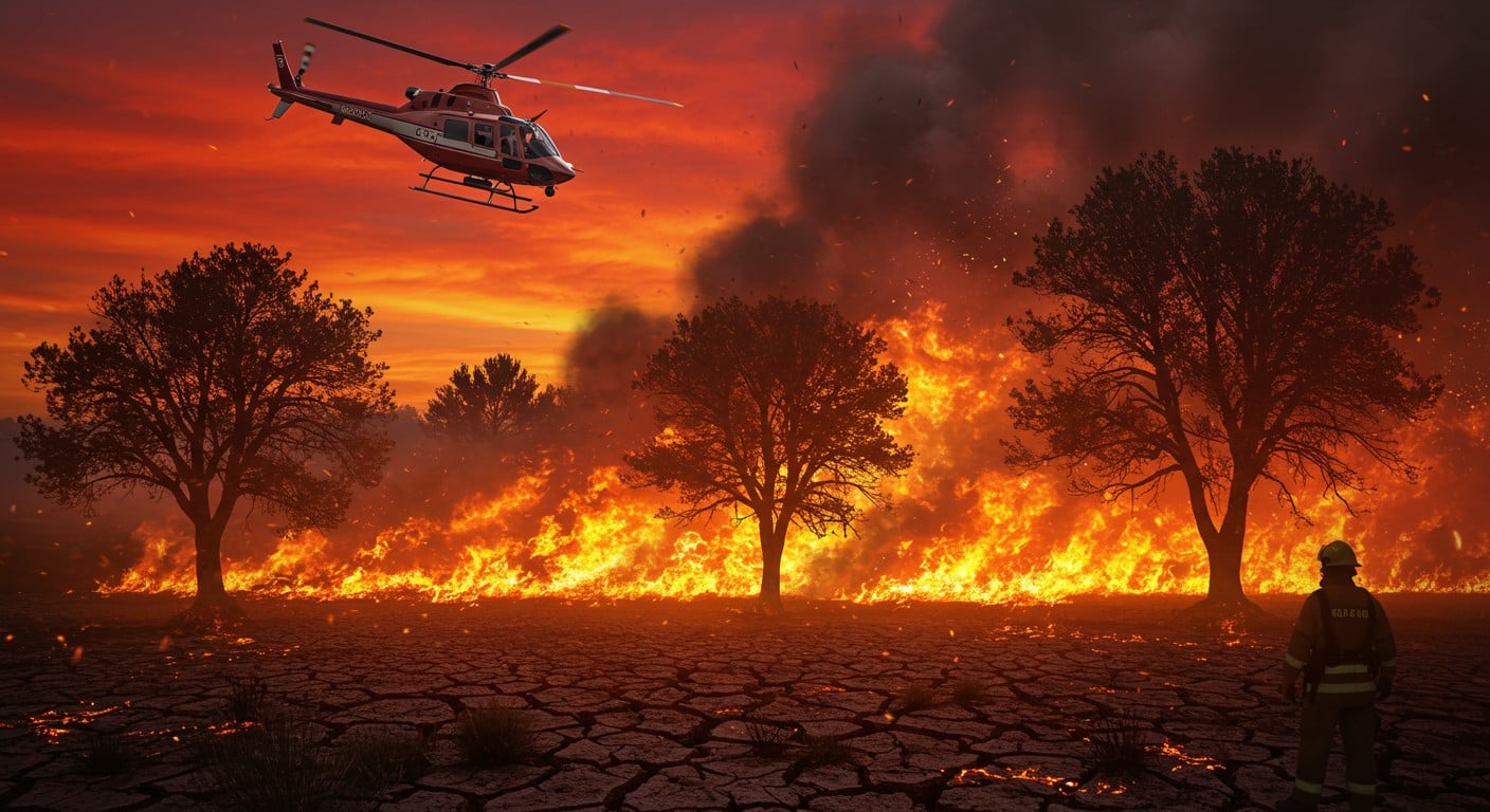Incendies meurtriers en Espagne : un homme décède près de Madrid, des milliers évacués. Découvrez l’impact de la canicule et les défis des secours.