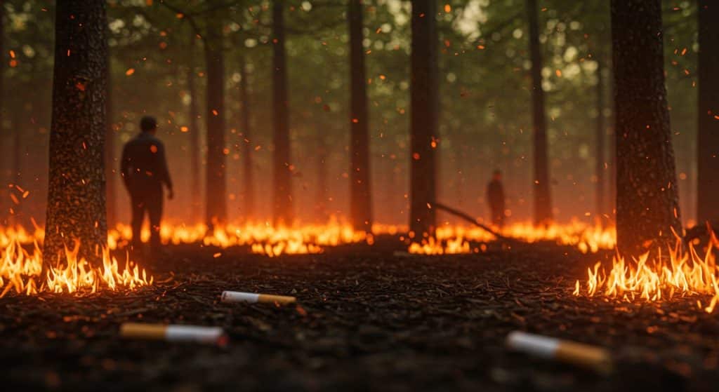 Incendies en Maine-et-Loire : Mégots et Soupçons