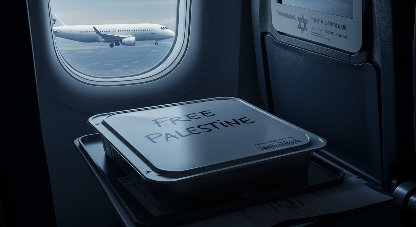 Des passagers juifs reçoivent des repas casher tagués "Free Palestine" sur un vol. Enquête ouverte, excuses présentées. Que s’est-il passé ?