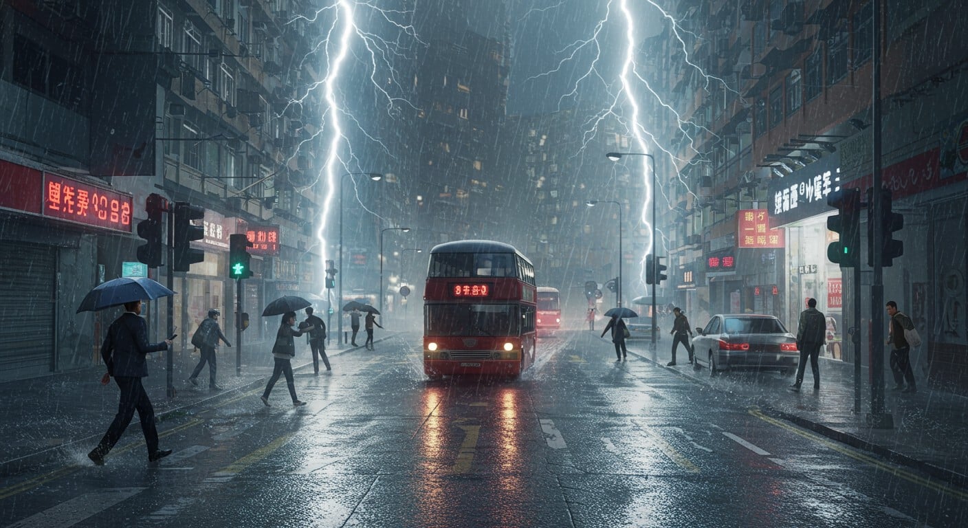 Découvrez les inondations historiques à Hong Kong : pluies torrentielles record, alertes noires et impacts majeurs. Un récit captivant !