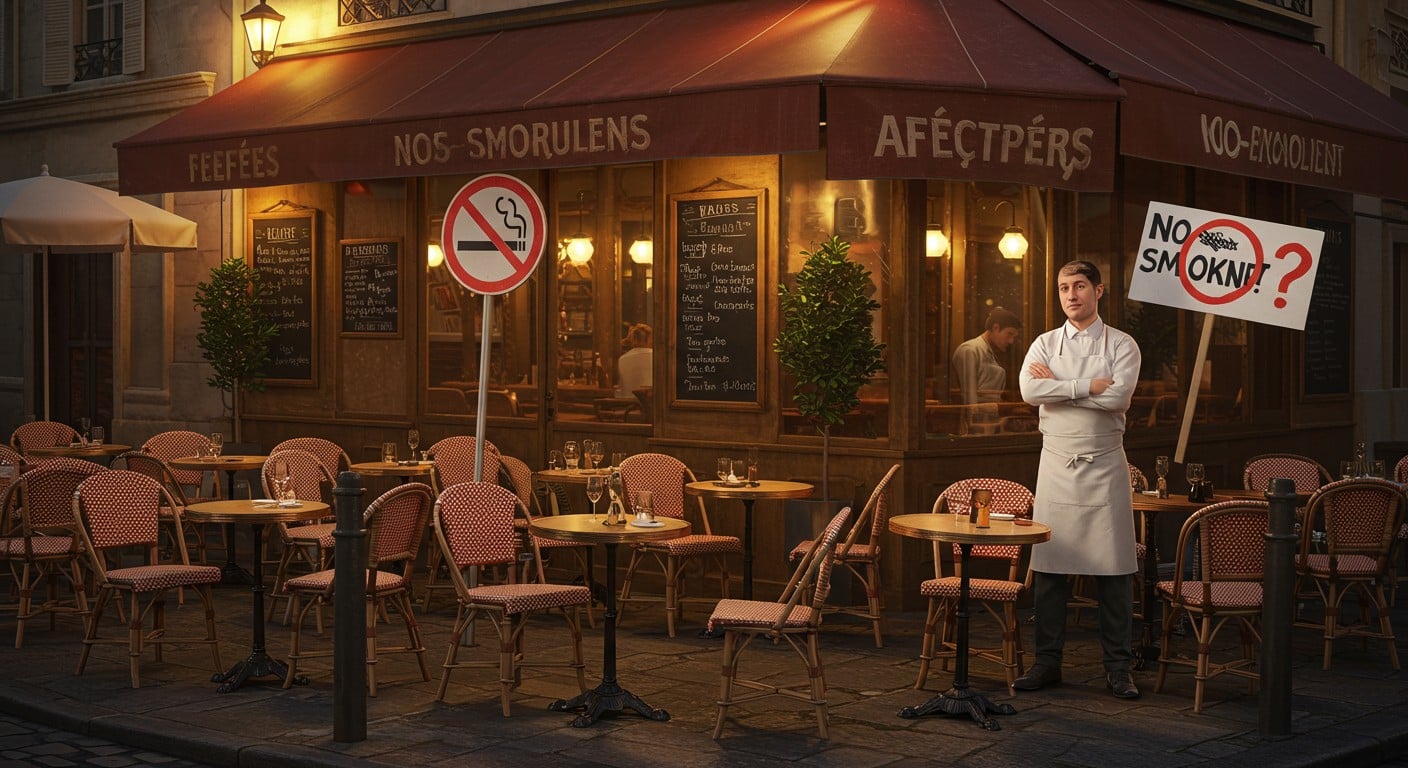 Les restaurateurs s’opposent à l’interdiction de fumer en extérieur, dénonçant des règles incohérentes. Quelles solutions pour une réglementation équitable ?