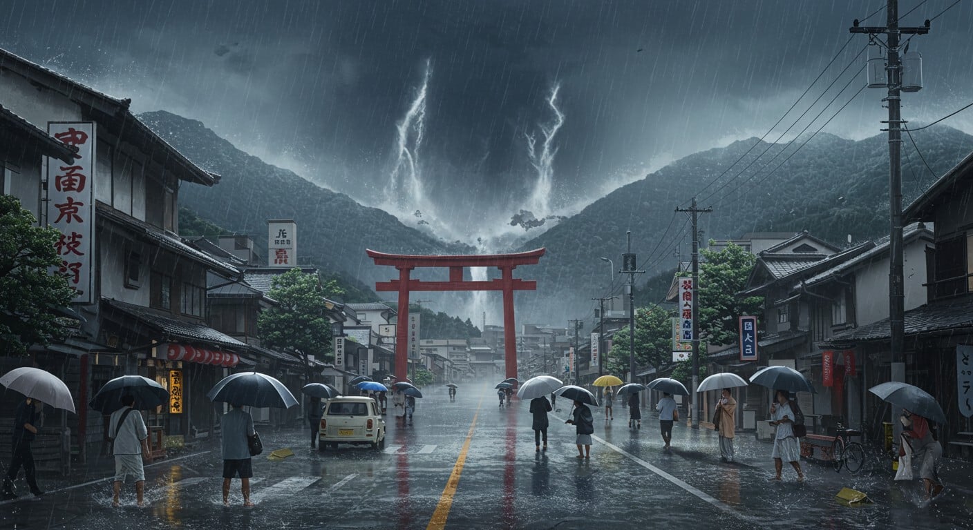 Pluies torrentielles au Japon : 3M d’habitants évacués face aux crues et glissements de terrain. Découvrez l’ampleur de la crise et ses impacts.