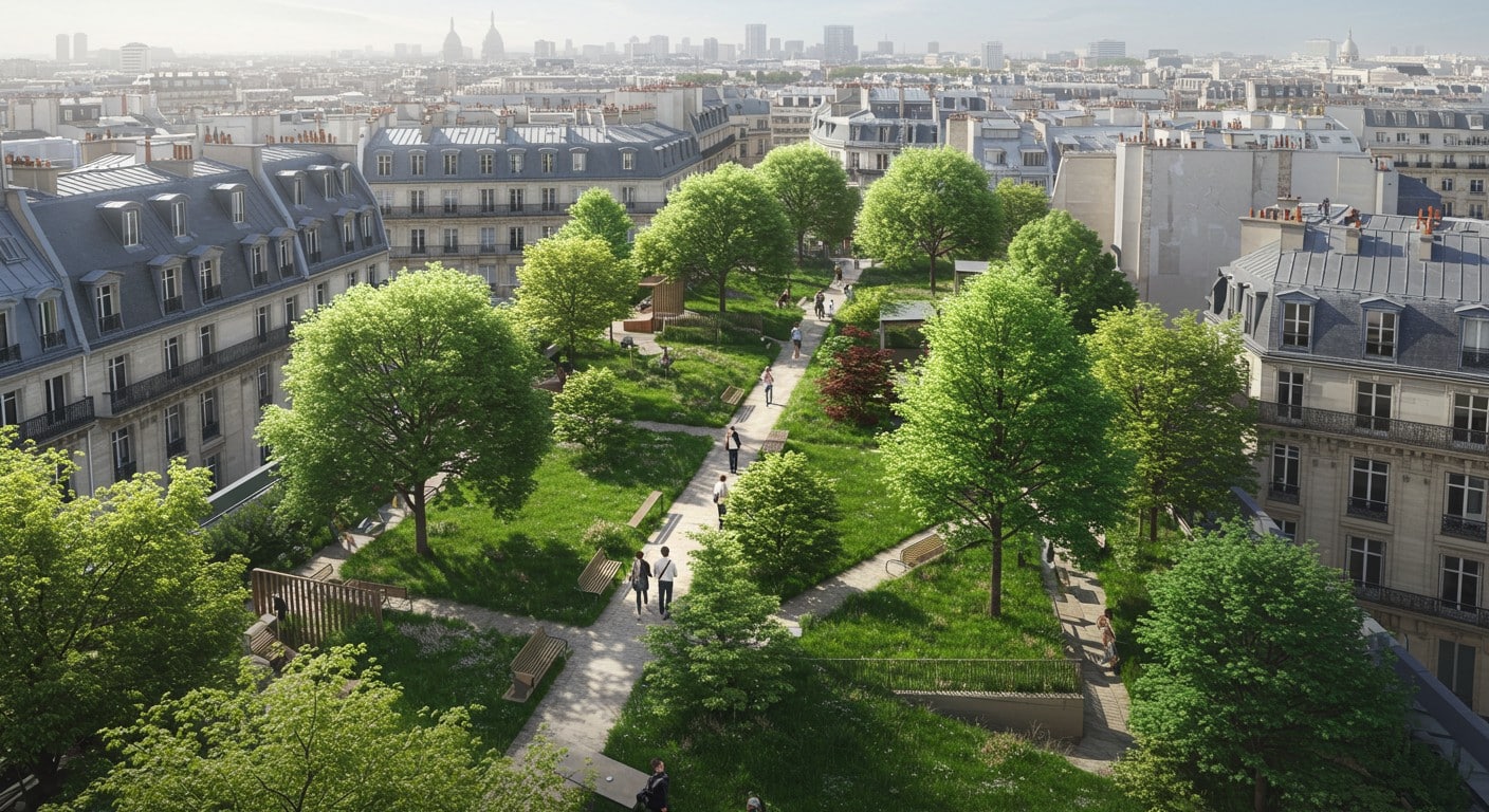 Découvrez le Jardin Atlantique, un havre de paix de 3,5 ha au-dessus de la gare Montparnasse. Une escapade verte au cœur de Paris !