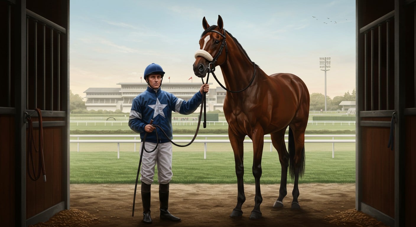 Découvrez le parcours de Jérôme Andreu, ex-jockey devenu entraîneur de Weemagatee, prêt à briller au quinté de Clairefontaine. Une histoire de passion !
