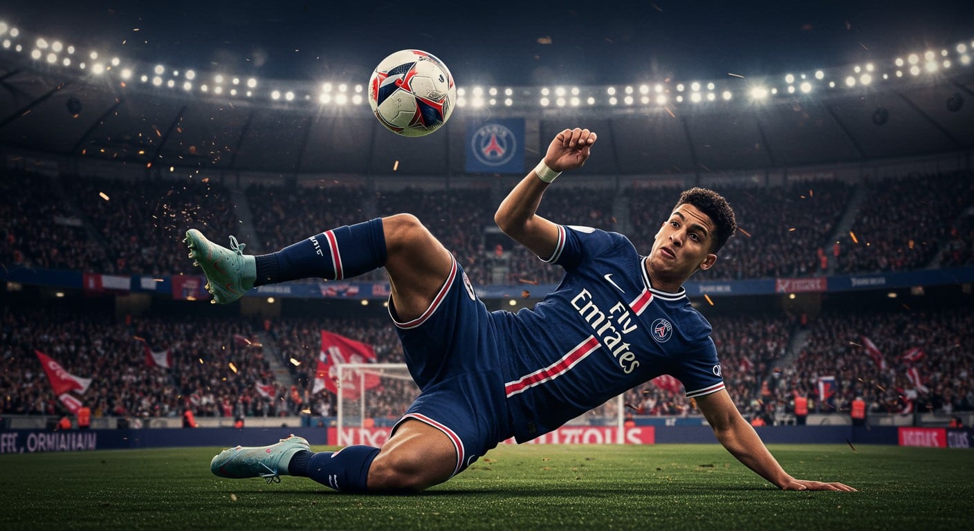 Joao Neves éblouit la Ligue 1 avec un triplé spectaculaire. Découvrez comment ce jeune prodige du PSG redéfinit le rôle de milieu de terrain.