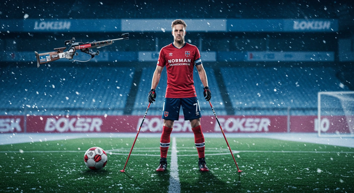 Johannes Boe, star du biathlon, se reconvertit dans le foot en 6e division norvégienne et marque dès son premier match. Découvrez son incroyable transition !