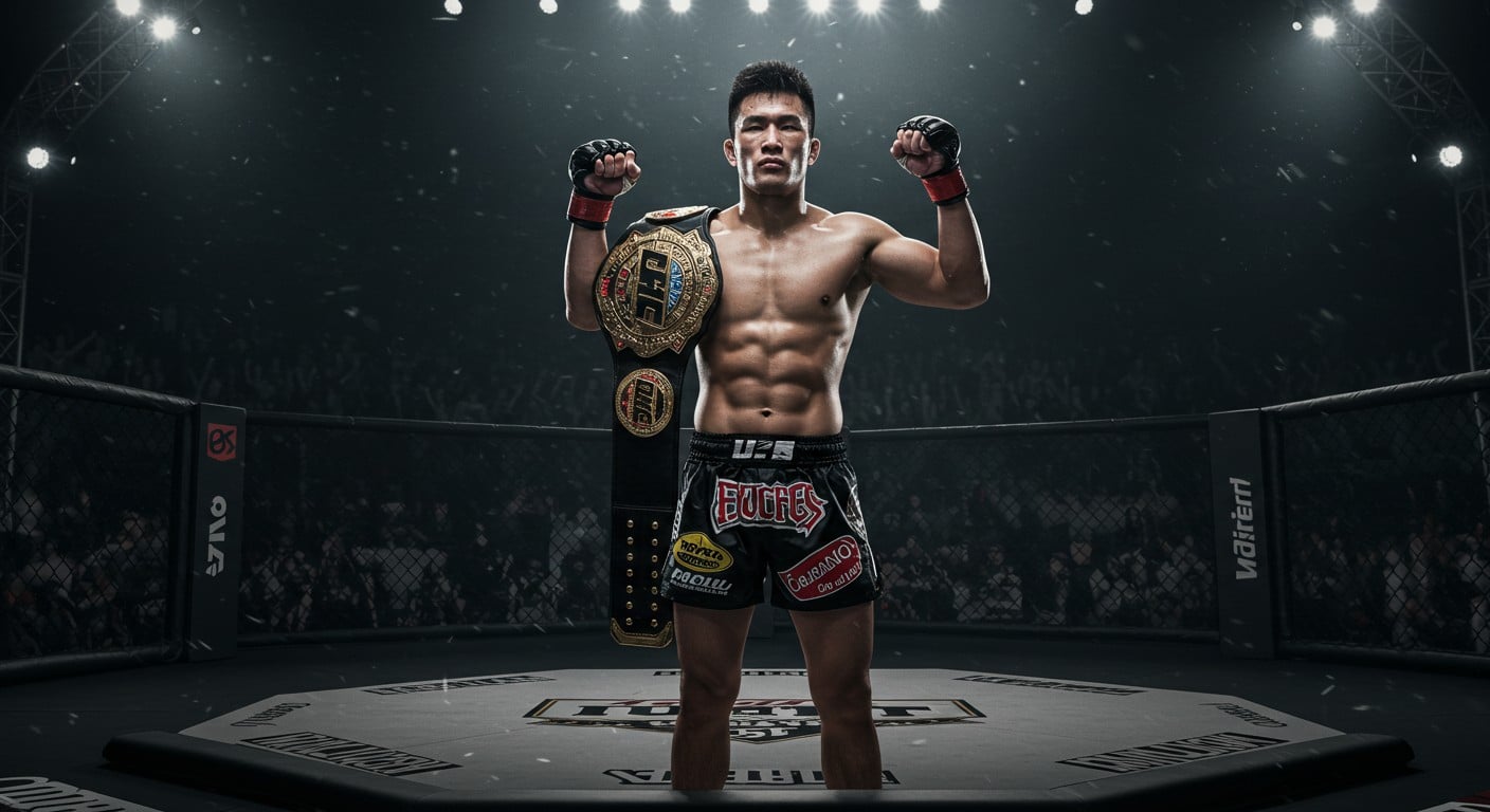 Khamzat Chimaev triomphe à l’UFC 319 face à Du Plessis et s’empare de la ceinture des poids moyens. Découvrez son parcours et ses défis futurs.
