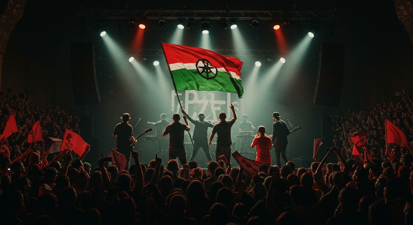 Le groupe Kneecap annule sa tournée US pour des raisons judiciaires mais maintient ses concerts en France. Découvrez les dessous de cette polémique.